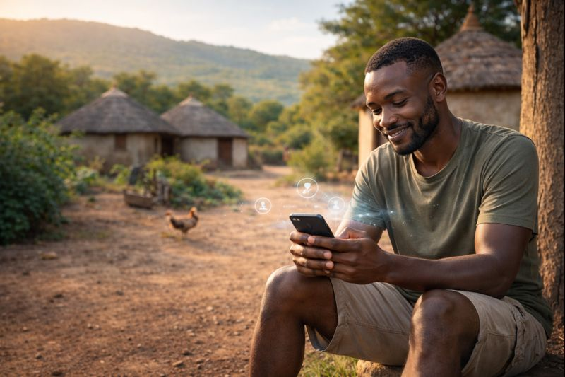 Mobile connectivity in South African communities